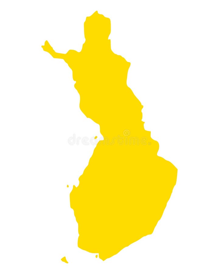 Mapa de Finlandia ilustração do vetor Mapa de Finlandia ilustração do vetor
