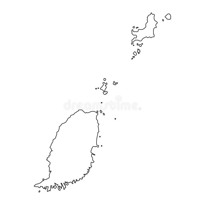 Mapa de granada altamente detalhado com bordas isoladas em segundo plano ilustração do vetor