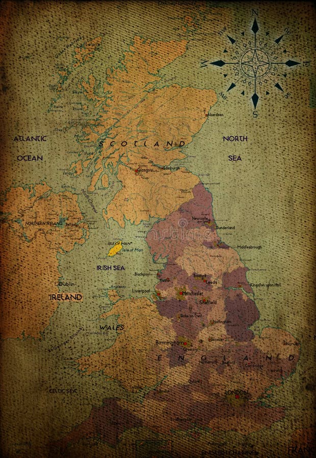 Mapa de Inglaterra ilustração stock. Ilustração de material - 9978437