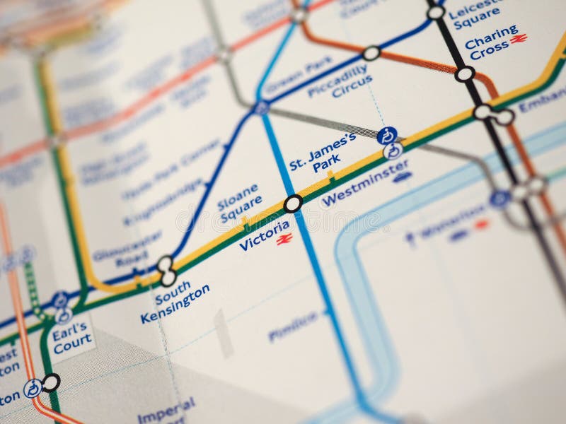 Mapa De Londres Subterráneo Foto de archivo - Imagen de metro, grande:  110084732