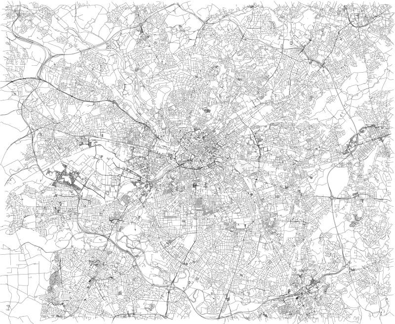 Manchester map, satellite view, city, England. Streets view. United Kingdom. Streets view of the city. Manchester map, satellite view, city, England. Streets view. United Kingdom. Streets view of the city