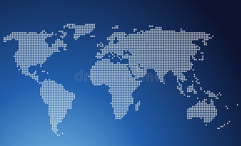 Mapa de mundo ilustração stock Mapa de mundo ilustração stock
