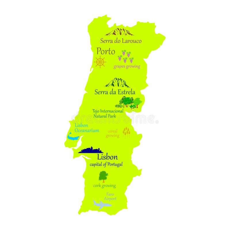 Mapa de Portugal Preto imagem vetorial de Volina© 1173265