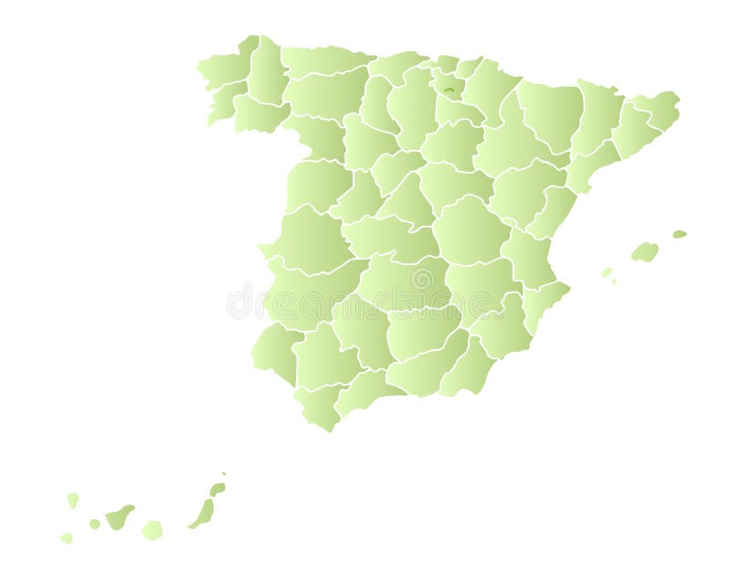 Districts of Portugal. Map of Regional Country Administrative Divisions  Ilustração do Vetor - Ilustração de simplificado, cartografia: 146003119