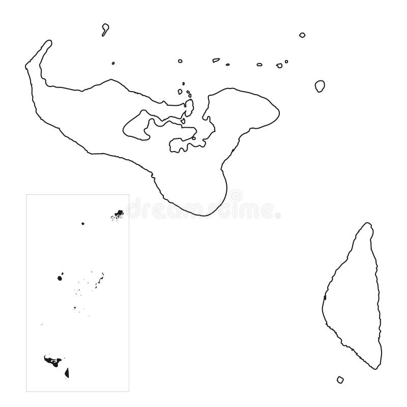 Mapa de tonga altamente detalhado com bordas isoladas em segundo plano ilustração do vetor