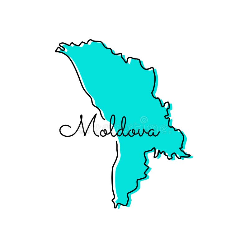 Moldávia Vector Giz Desenho Mapa Isolado Sobre Fundo Branco Stock Vector by  ©sasquatch_anet 187669294