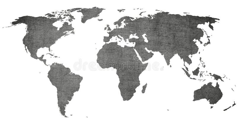 Mapa do mundo do vintage - fundo velho da textura ilustração do vetor Mapa do mundo do vintage - fundo velho da textura ilustração do vetor