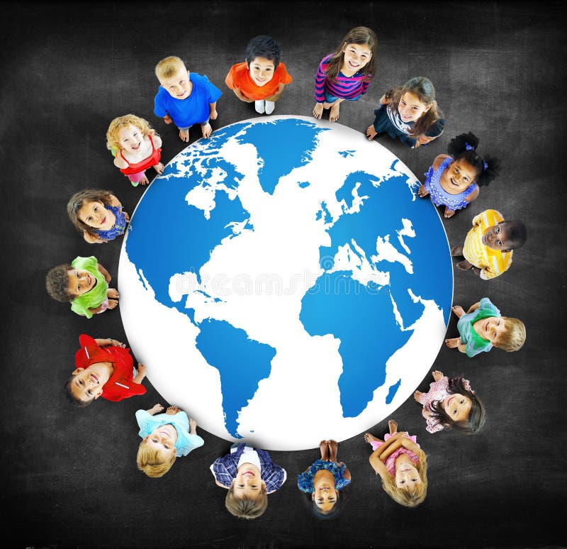 Mapa do mundo global Concservation ambiental Conce da globalização fotografia de stock royalty free Mapa do mundo global Concservation ambiental Conce da globalização fotografia de stock royalty free