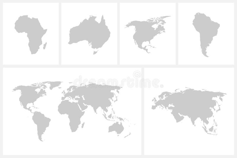 Mapa do mundo do vetor - projeto verde ilustração stock Mapa do mundo do vetor - projeto verde ilustração stock