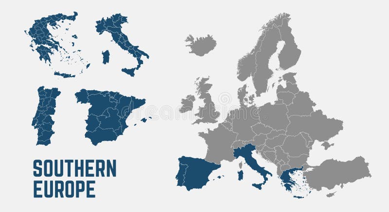 Mapa de Portugal - Mapa detalhado de Portugal (Sul da Europa - Europa)