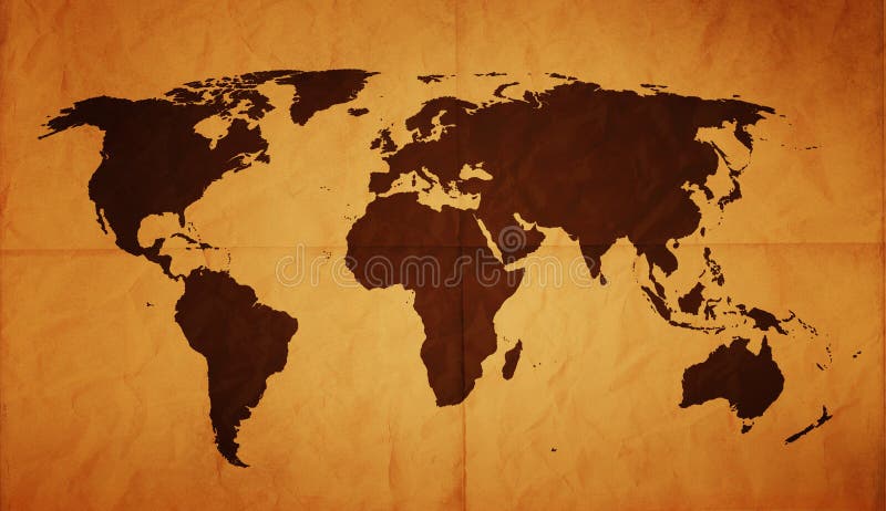 Mapa do Velho Mundo - XL ilustração stock Mapa do Velho Mundo - XL ilustração stock