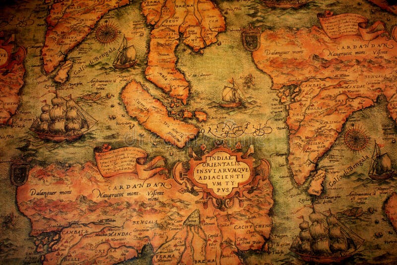 Mapa global antigo
