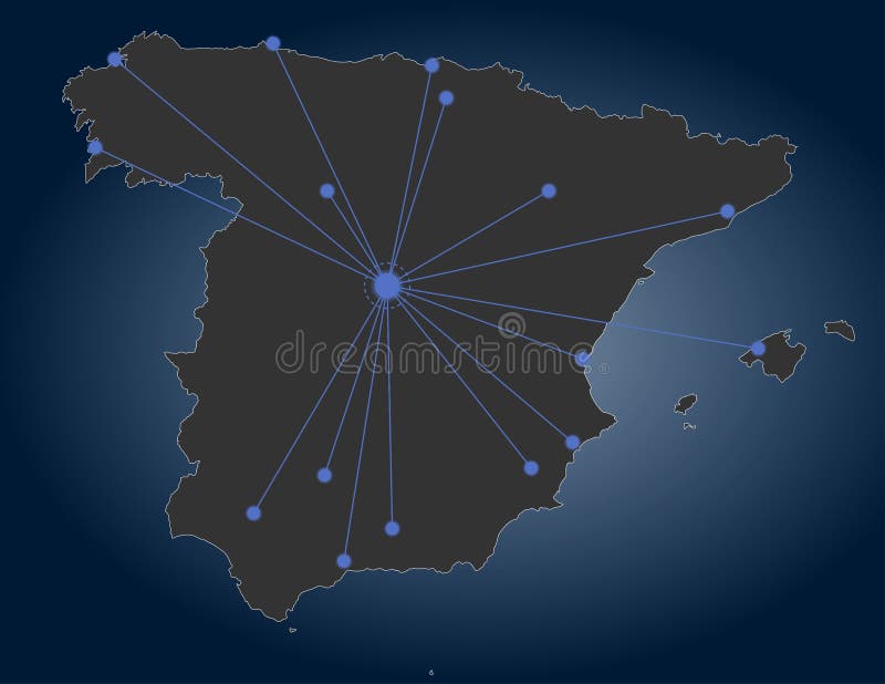 Mapas de Espanha e principais cidades