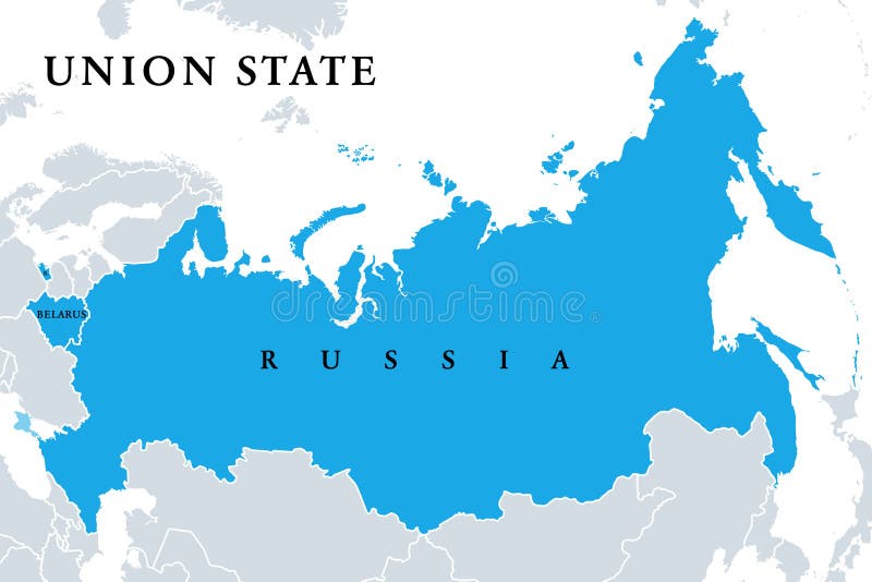 Mapa político de Rússia ilustração do vetor. Ilustração de fundo - 82697950