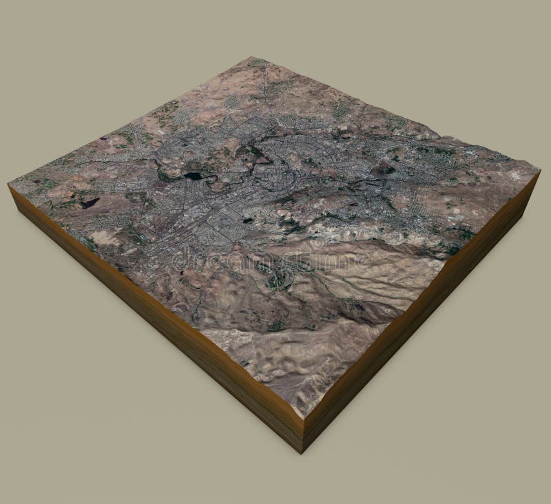 Mapa sat?lite de Yerevan ? a capital e a cidade a maior de Arm?nia Mapa das ruas e constru??es do centro de cidade foto de stock royalty free Mapa sat?lite de Yerevan ? a capital e a cidade a maior de Arm?nia Mapa das ruas e constru??es do centro de cidade foto de stock royalty free