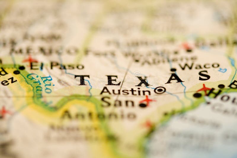 mapa, Texas mapa, Texas