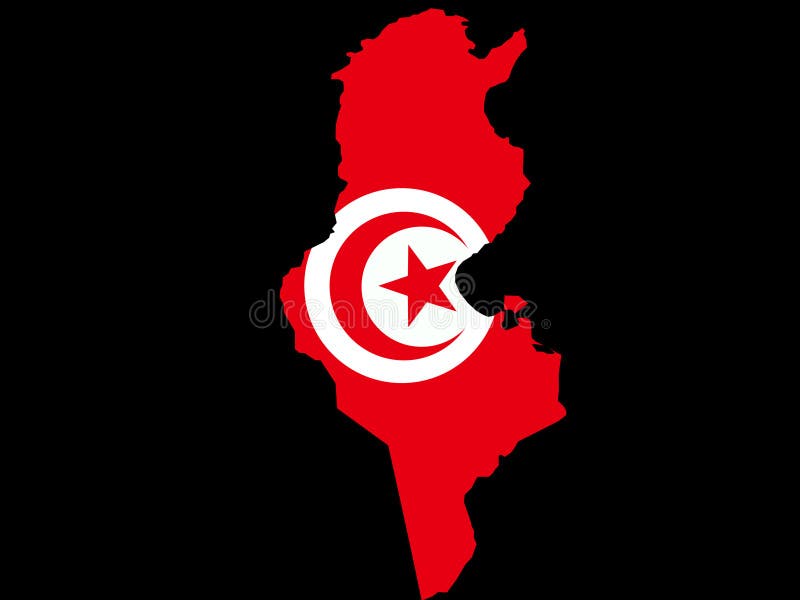 mapa Tunisia ilustracja wektor mapa Tunisia ilustracja wektor