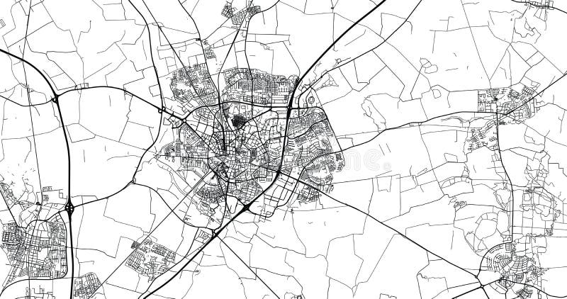 Urban vector city map of Lund, Sweden, Europe. Urban vector city map of Lund, Sweden, Europe.