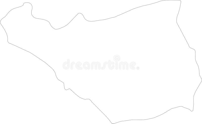 Mapa zarysu arararat armenia royalty ilustracja