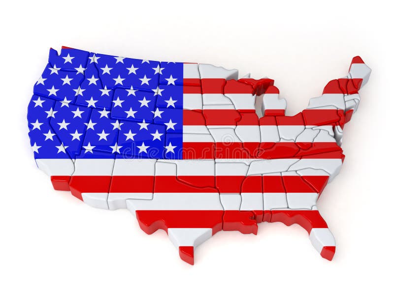 Mapas do Estados Unidos ilustração stock Mapas do Estados Unidos ilustração stock