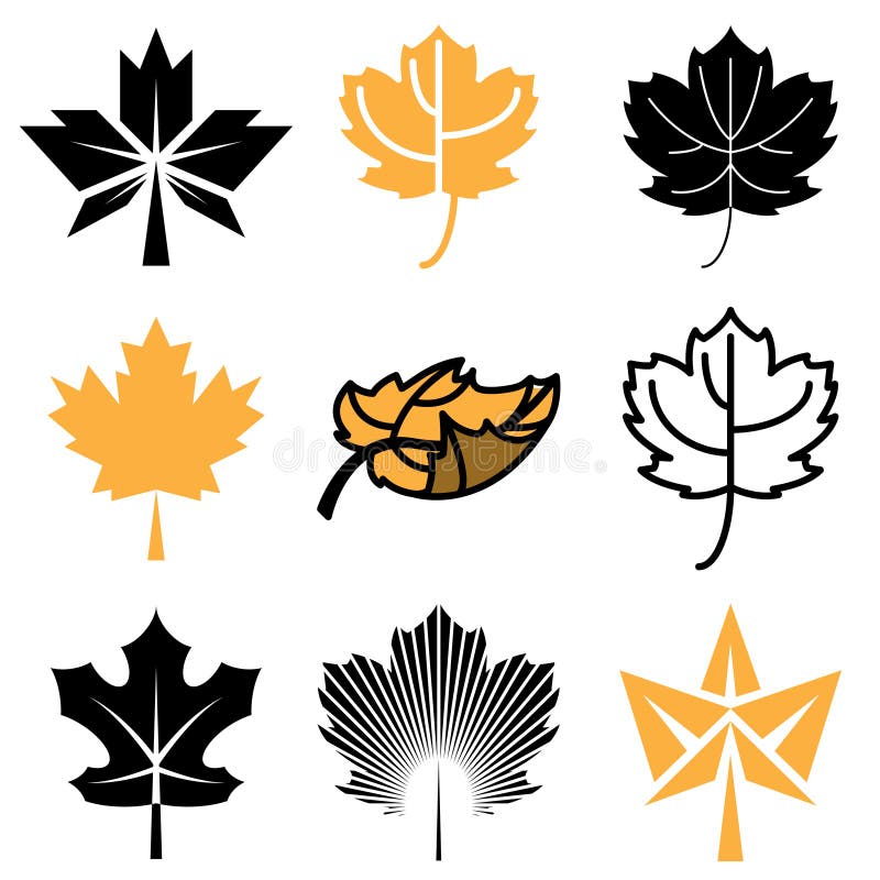 Maple leaf icons
