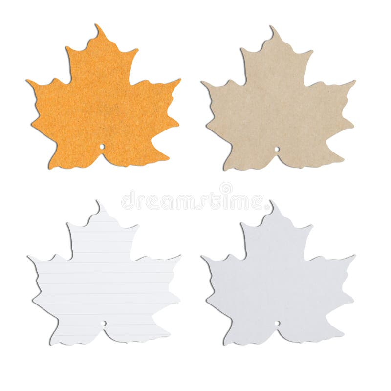 Maple leaf note pad