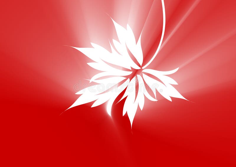 Maple leaf red