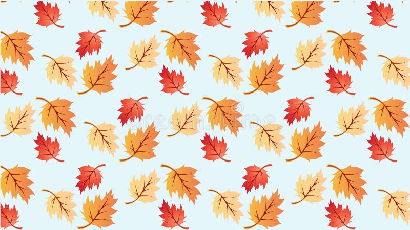 Maple Leaves Background Wallpaper Stock Vector - Illustration of leaves,  graphic: 59863457