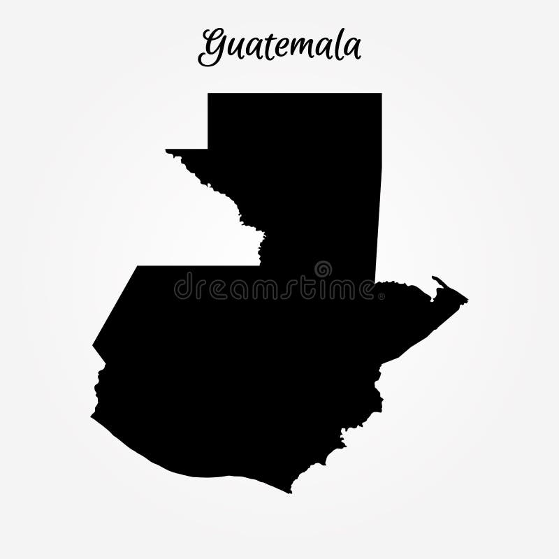 Mappa del Guatemala illustrazione di stock Mappa del Guatemala illustrazione di stock