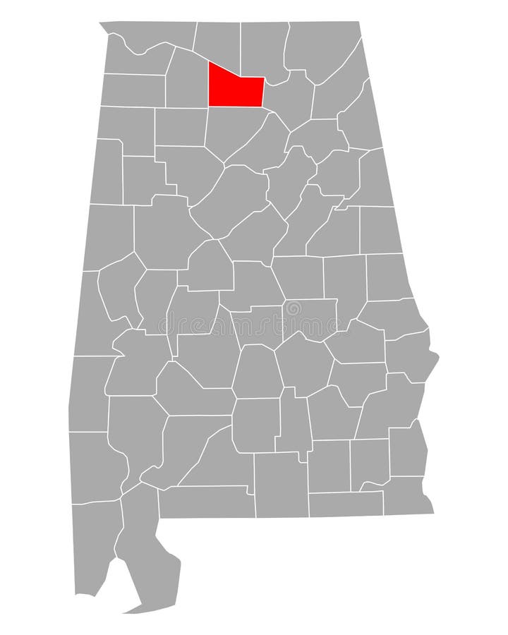 Detailed and accurate illustration of map of Morgan in Alabama. Detailed and accurate illustration of map of Morgan in Alabama