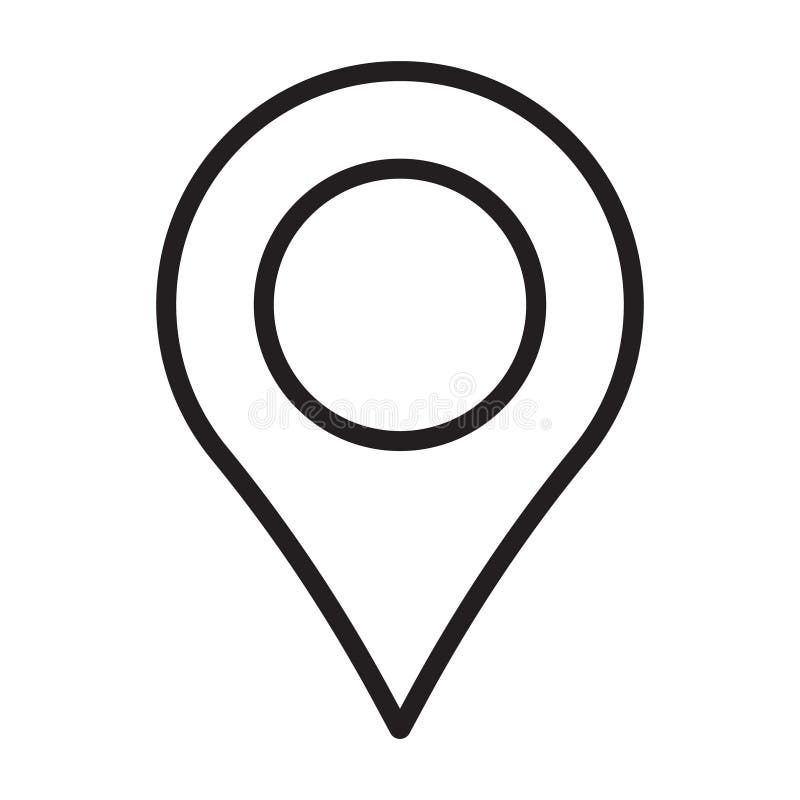 Maps Pin Thin Line Icon Location Vector Illustration Isolated On White Map Pointer Outline Style Design Stock Vector Illustration Of Global Location Maps Pin Thin Line Icon Location Vector Illustration Isolated On White Map Pointer Outline Style Design Stock Vector Illustration Of Global Location