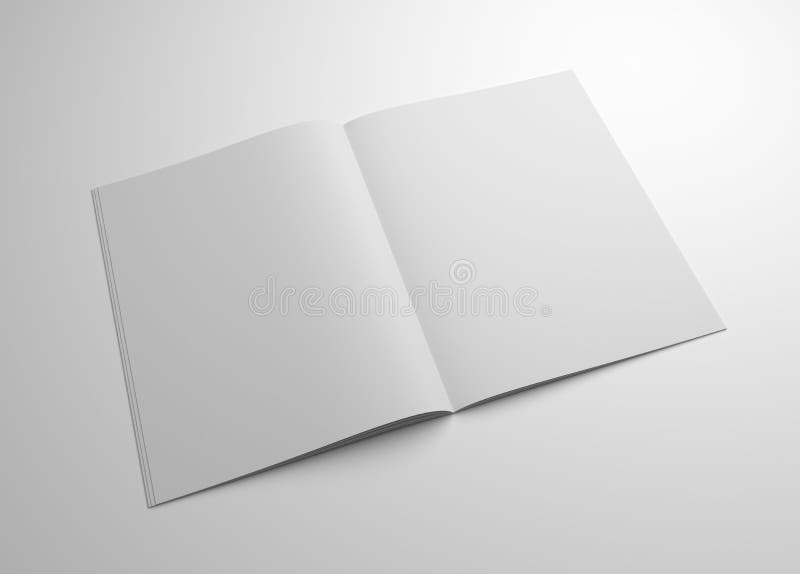 Maqueta en blanco del folleto del ejemplo 3D libre illustration Maqueta en blanco del folleto del ejemplo 3D libre illustration