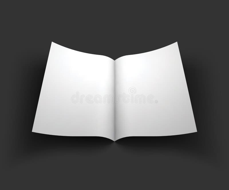 Maquette de magazine, de livret, de carte postale ou de brochure illustration libre de droits Maquette de magazine, de livret, de carte postale ou de brochure illustration libre de droits