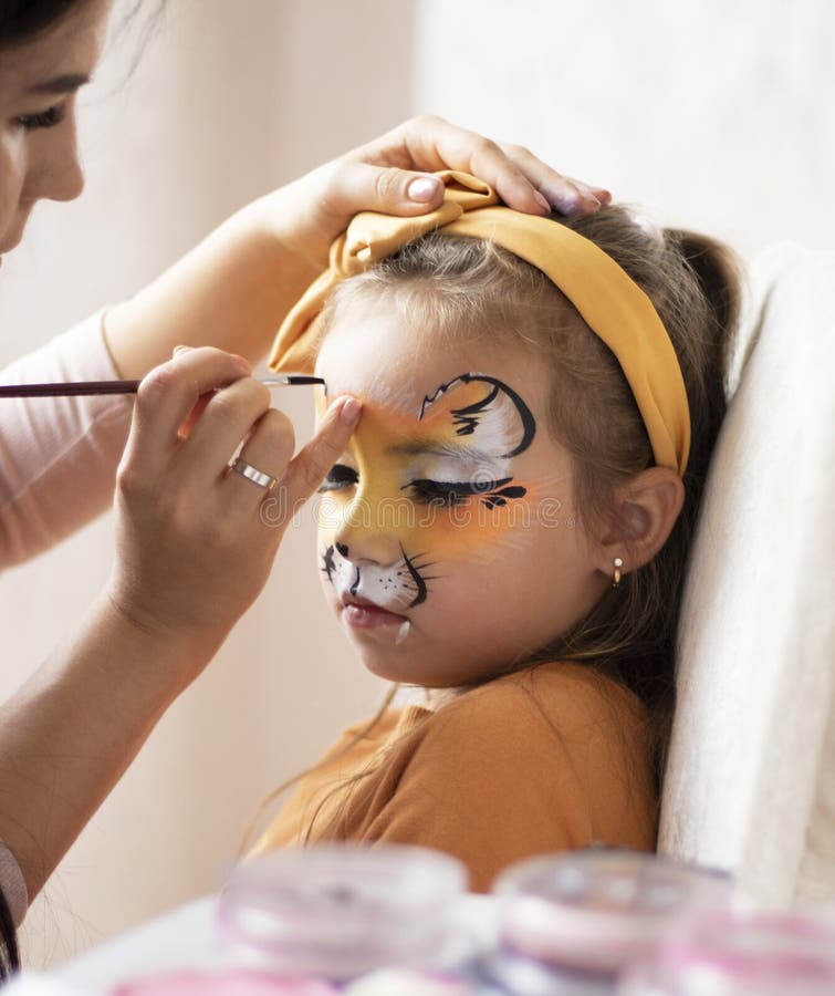 Desenhos de pintura de rosto de maquiagem infantil pintura de
