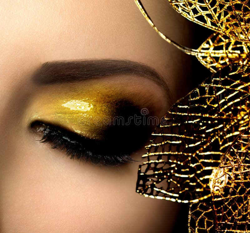 Maquillage de charme de mode images stock Maquillage de charme de mode images stock