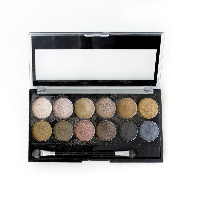 Maquillage, palette colorée de fards à paupières images stock Maquillage, palette colorée de fards à paupières images stock