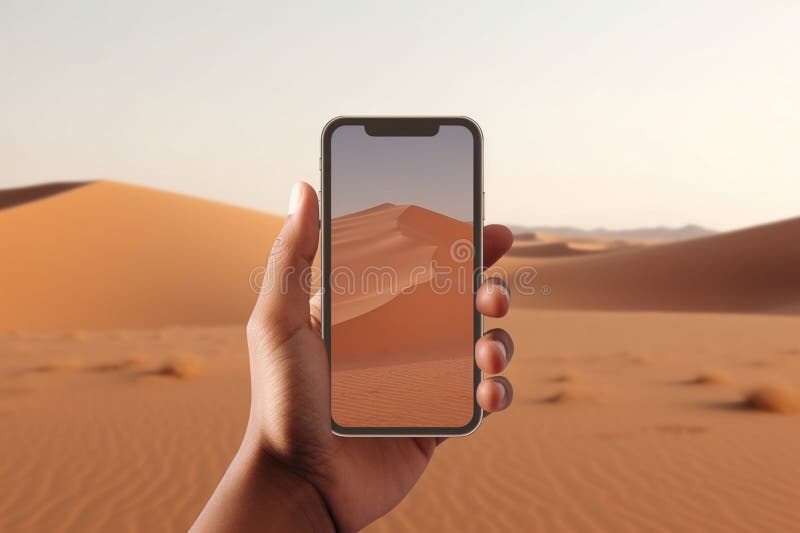 Maquillaje sosteniendo la mano del smartphone en segundo plano libre illustration
