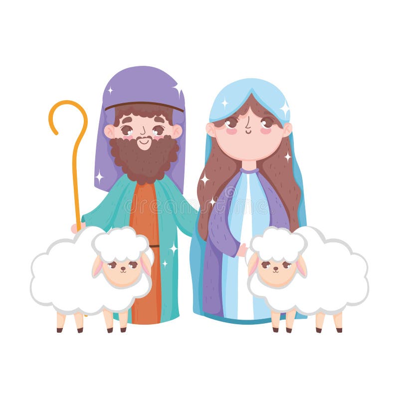 María José Con Ovejas Protagonizando La Natividad, Feliz Navidad Ilustración del Vector - Ilustración de nacimiento, mujer: 163143994 María José Con Ovejas Protagonizando La Natividad, Feliz Navidad Ilustración del Vector - Ilustración de nacimiento, mujer: 163143994