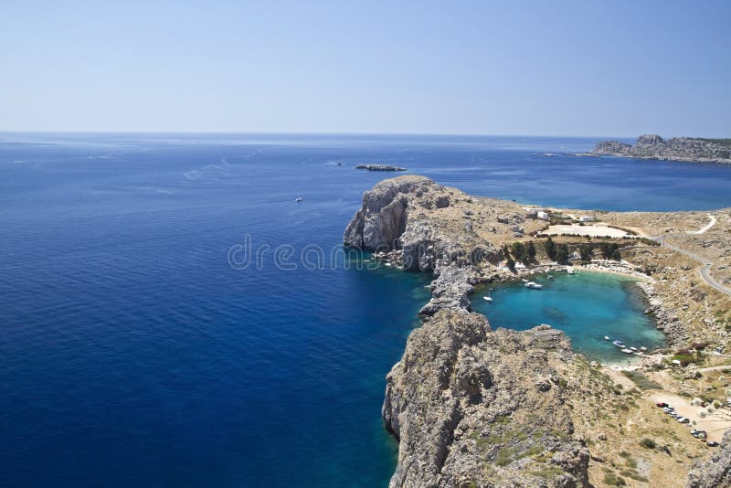 Mar Egeo azul