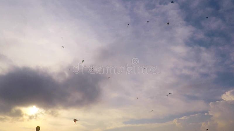 2019-Mar-10 Timelapse sunset marina barrage kit flying