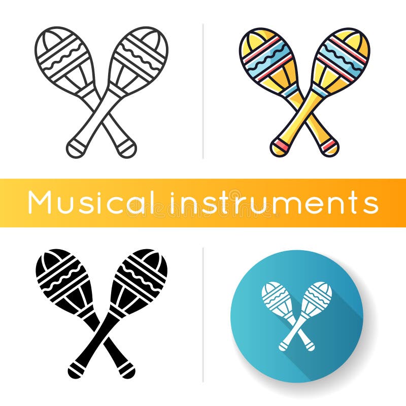 Icône De Glyphe Grandissime Design Plat Bleu Maracas. Instrument De Musique  Traditionnel Pour Festival Ethnique. Shakers Croisés Pour La Performance Du  Groupe. Percussions Rythmiques. Illustration De Couleur Rvb Silhouette Clip  Art Libres