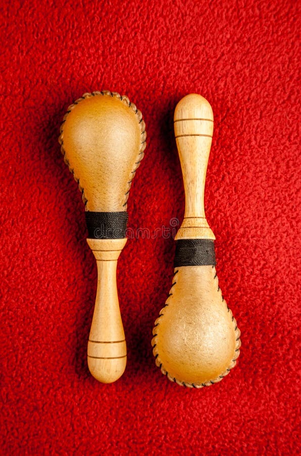 Maracas Music Tradition Sound Musical Instrument Isolated On White