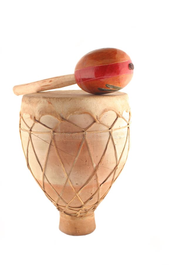 Maracas y tambor imagen de archivo. Imagen de bongos, tambores 4118247