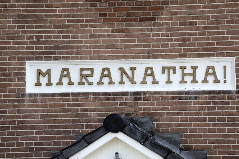 Maranatha church in small village \ t Loo in Oldebroek