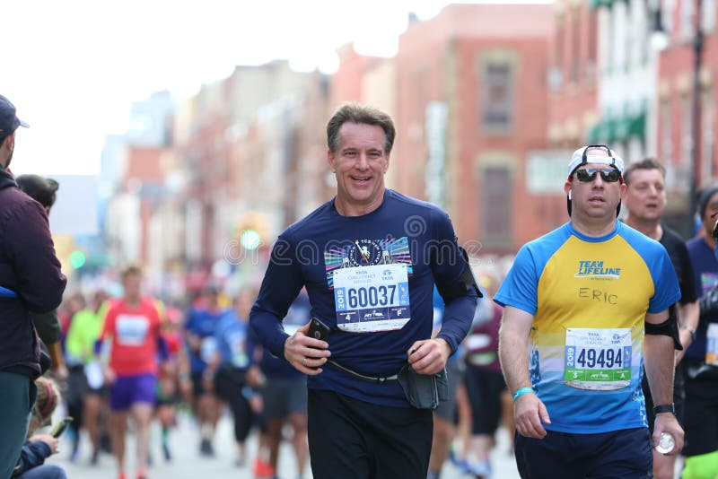 Marathon NYC 2019 sport event in Central Park stock photography Marathon NYC 2019 sport event in Central Park stock photography