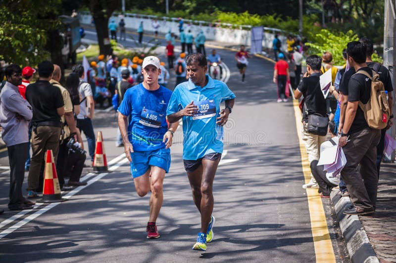 Marathon Runner royalty free stock photos