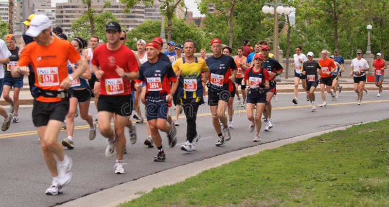 Marathon runners. Ottawa, Ontario. Canada. Marathon runners. Ottawa, Ontario. Canada.