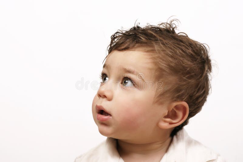 Maravilha do menino fotografia de stock Maravilha do menino fotografia de stock