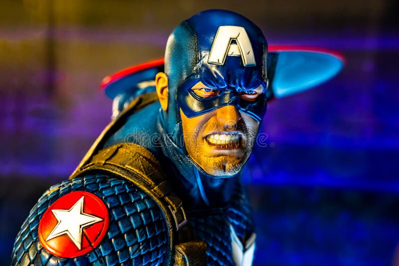 Captain America on Display at Marvel Studios' Avengers, Endgame Event at  Suntec City, Singapore. Imagem de Stock Editorial - Imagem de casco, homem:  272411654