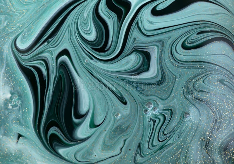 Marble Abstract Acrylic Background. Nature Green Marbling Artwork ...